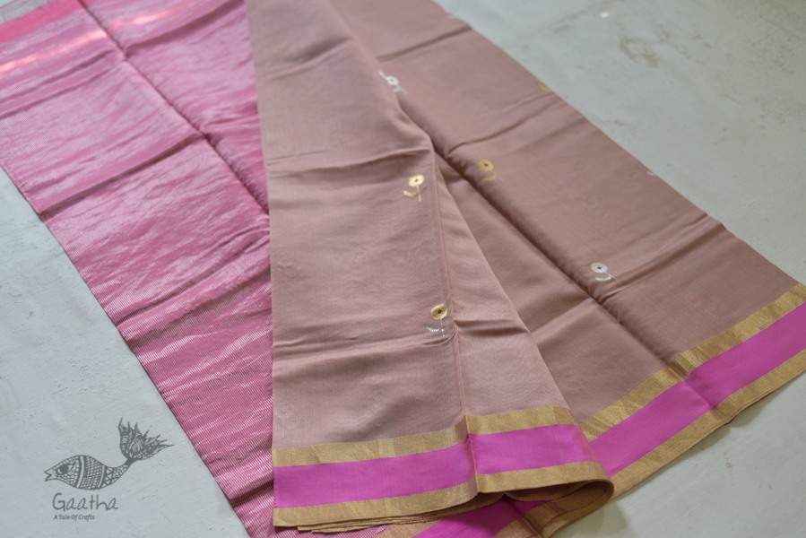 occasional wear zari chanderi sarees