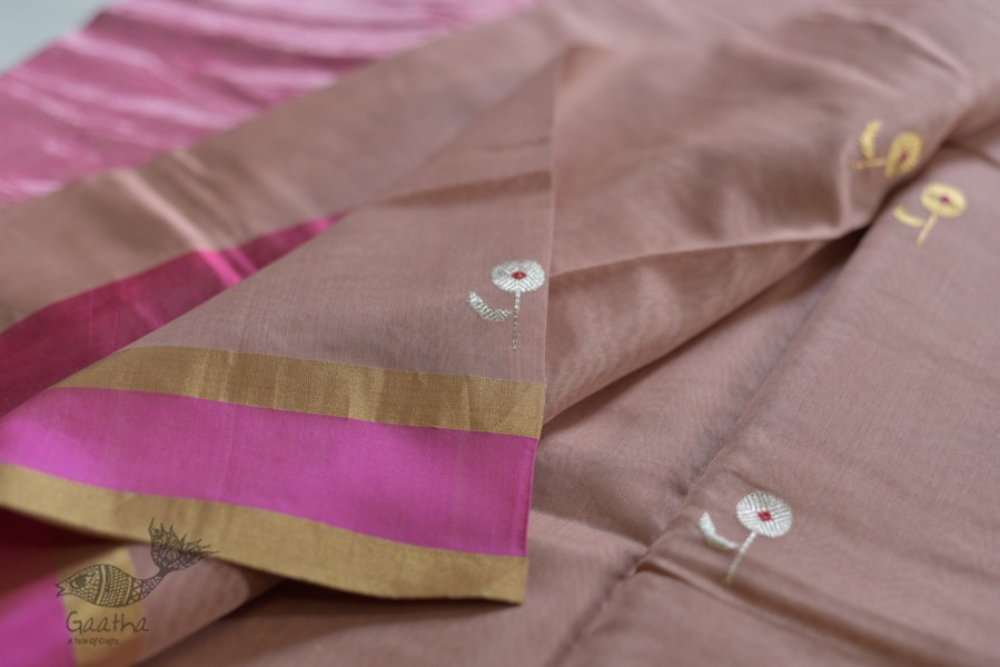 occasional wear zari chanderi sarees