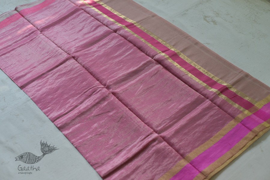 occasional wear zari chanderi sarees