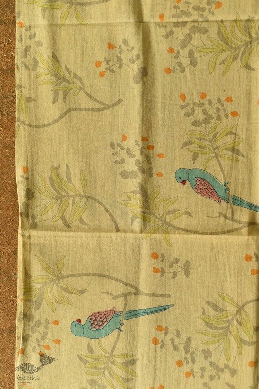 shop hand printed Beige stoles