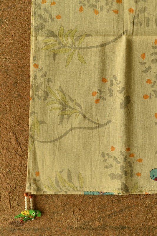 shop hand printed Beige stoles