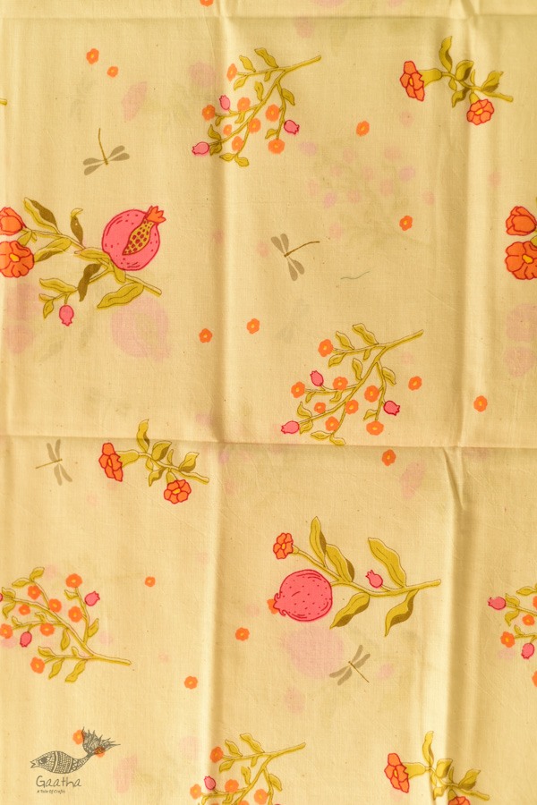 shop Printed Cotton Stole - Flower Motif