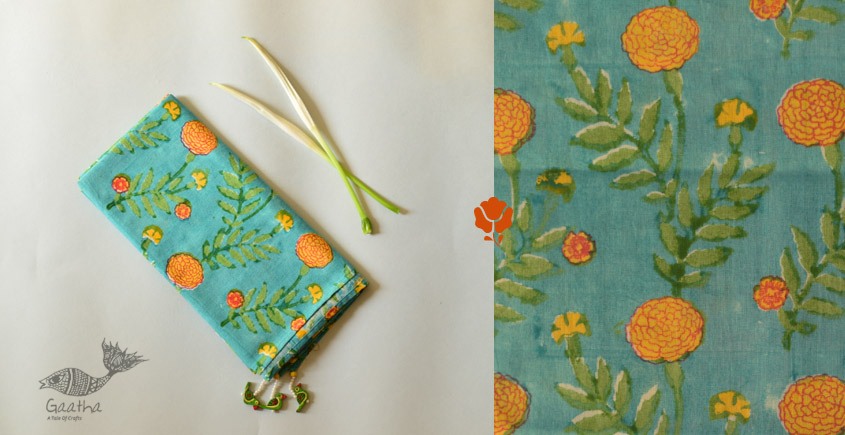 shop Hand Block Printed Cotton Stole
