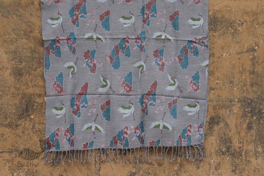 Vishwa ❤ Angora Wool ❤ Printed Stole ~ 13
