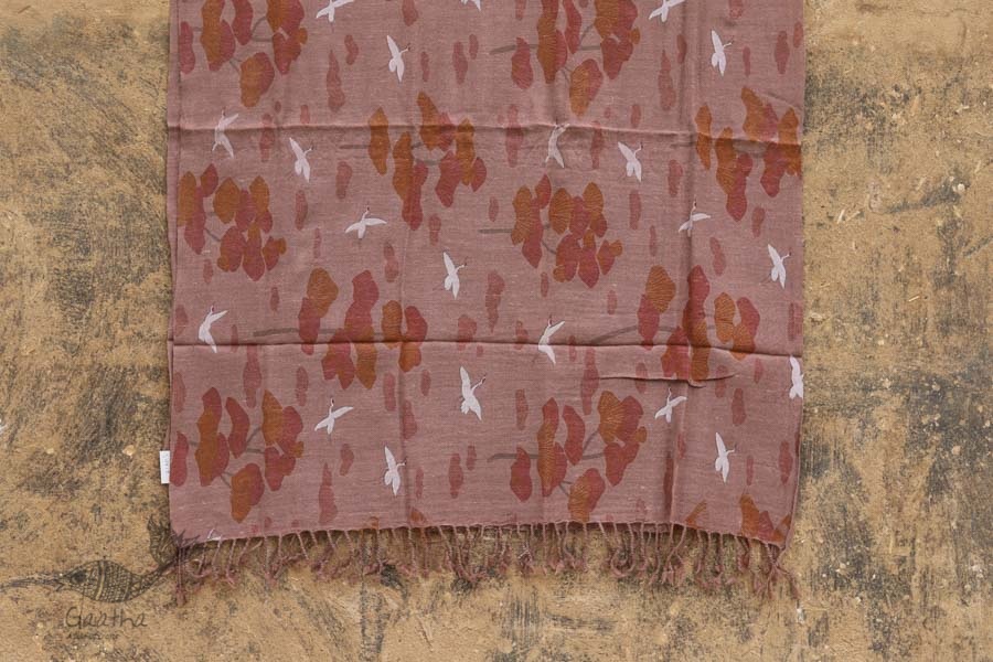 Vishwa ❤ Angora Wool ❤ Printed Stole ~ 7
