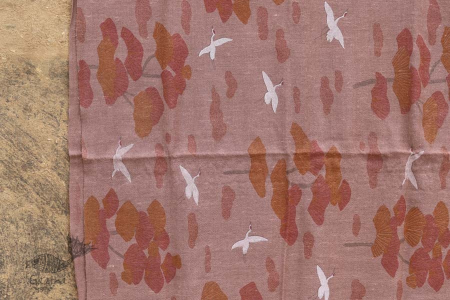 Vishwa ❤ Angora Wool ❤ Printed Stole ~ 7