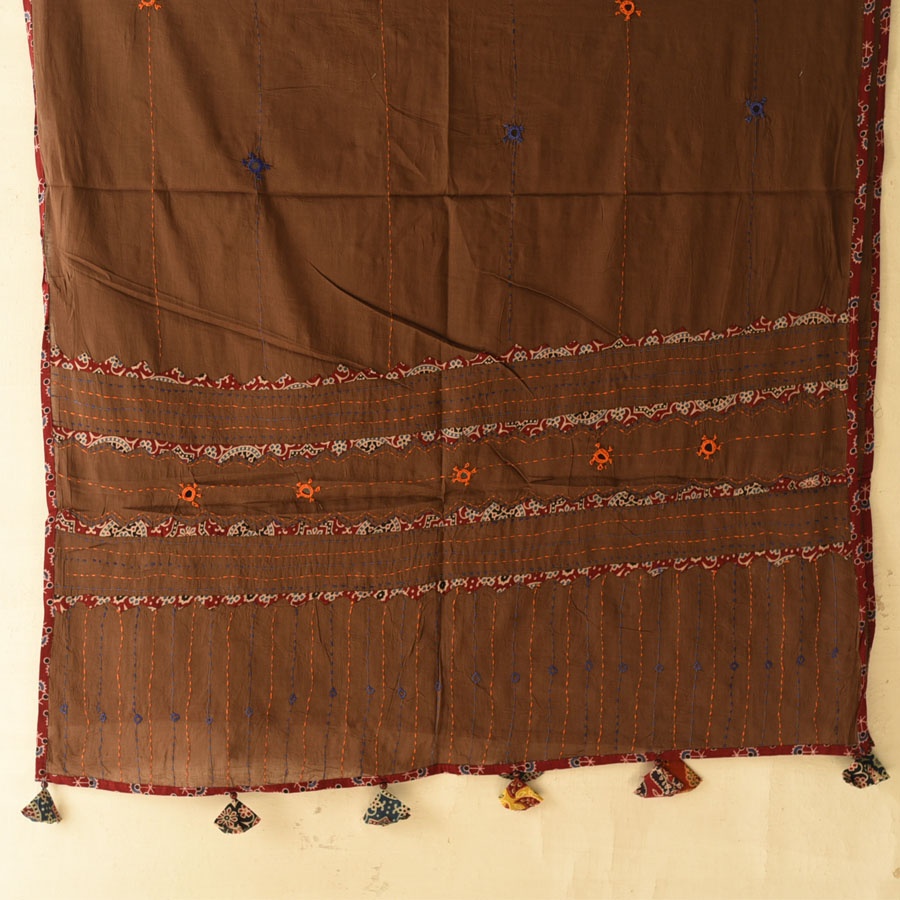 Cotton Ajrakh dupatta