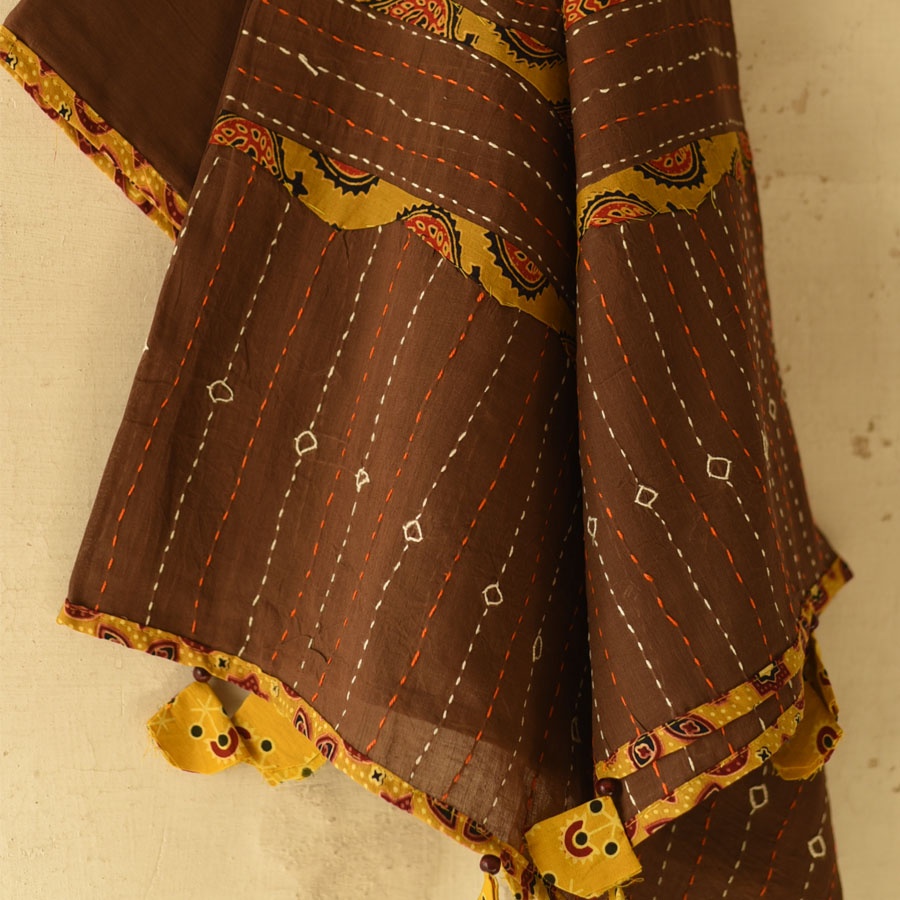 shop Cotton Ajrakh dupatta