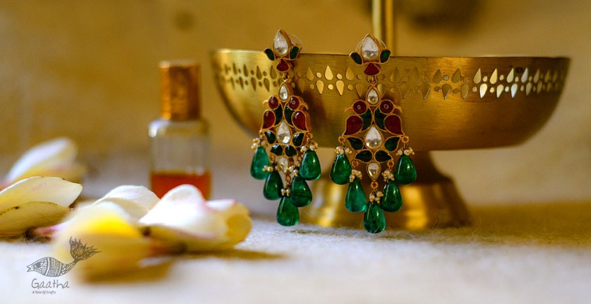 Buy new design Kundan jewelry online in India| Indian craft store