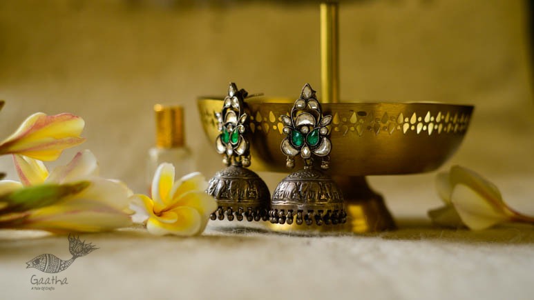 श्रीरूपा  | Silver Earring | Hara Haathi ~ 45