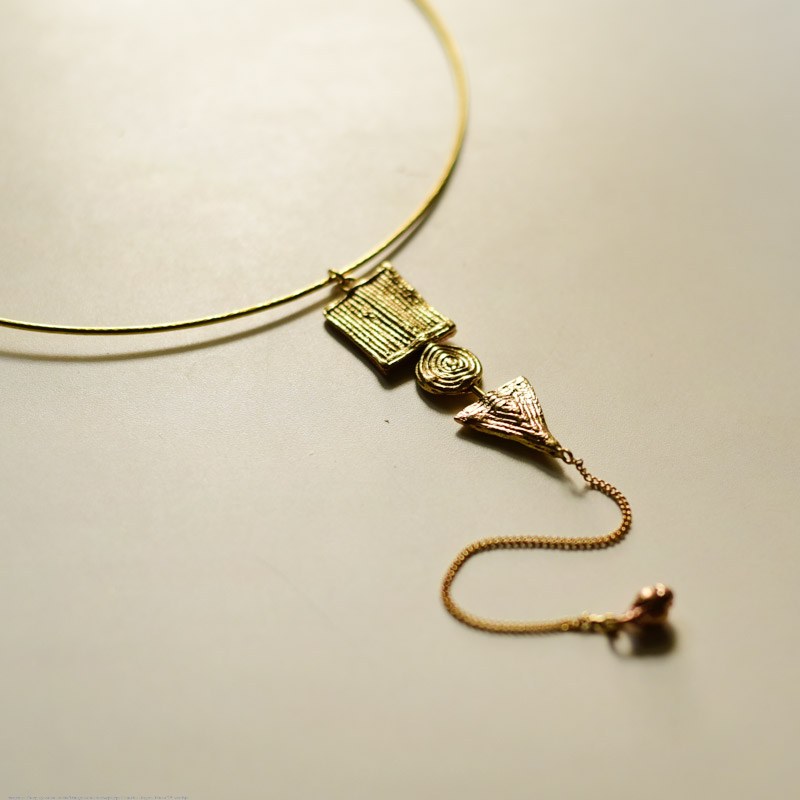 shop Handmade Dhokra Brass Necklace 