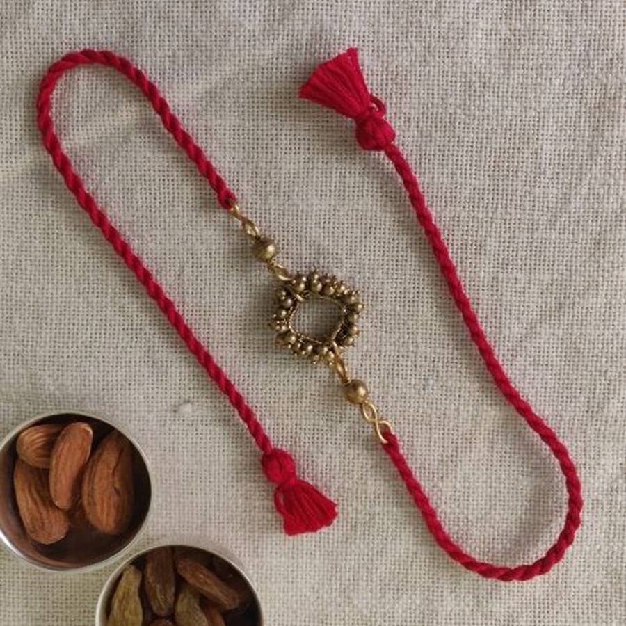 shop dhokra Handmade Bhabhi Rakhi