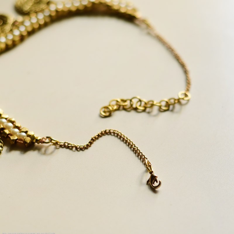shop Handmade Dhokra ~ Brass Necklace 