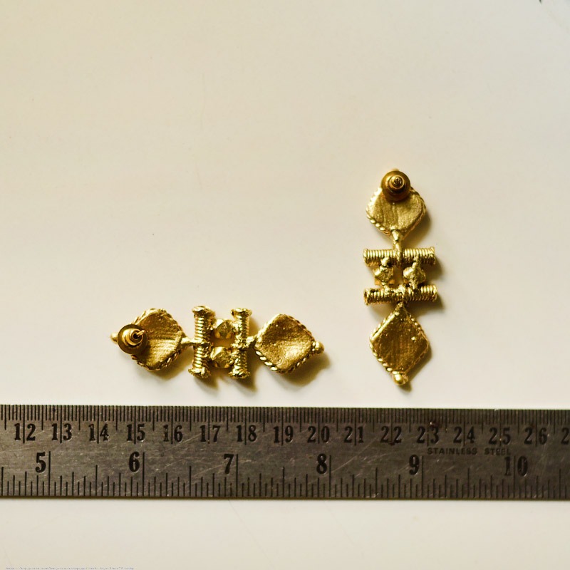shop Handmade Brass Dhokra Earring