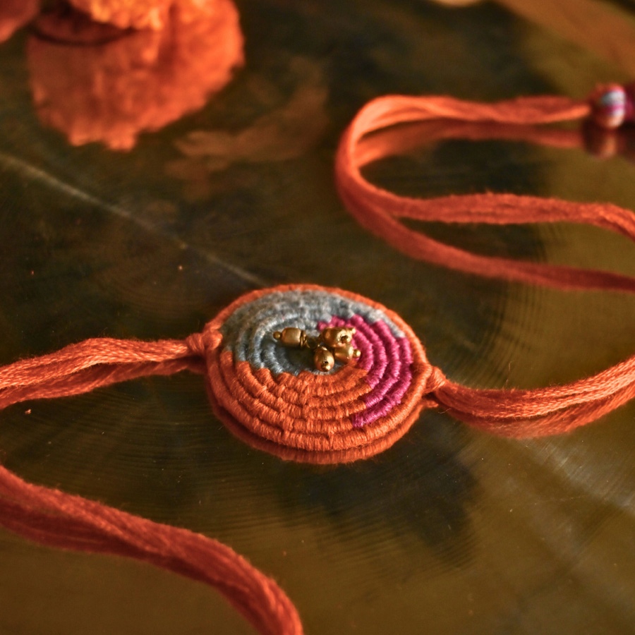 shop dhokra Handmade Rakhi