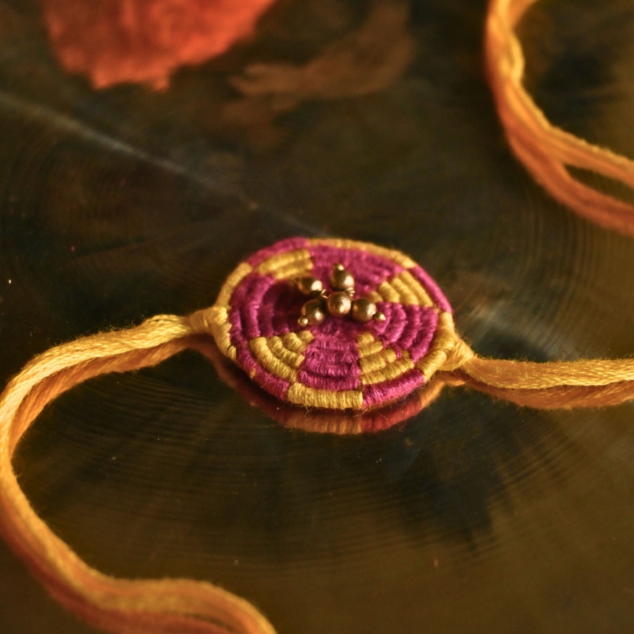 shop dhokra Handmade Rakhi