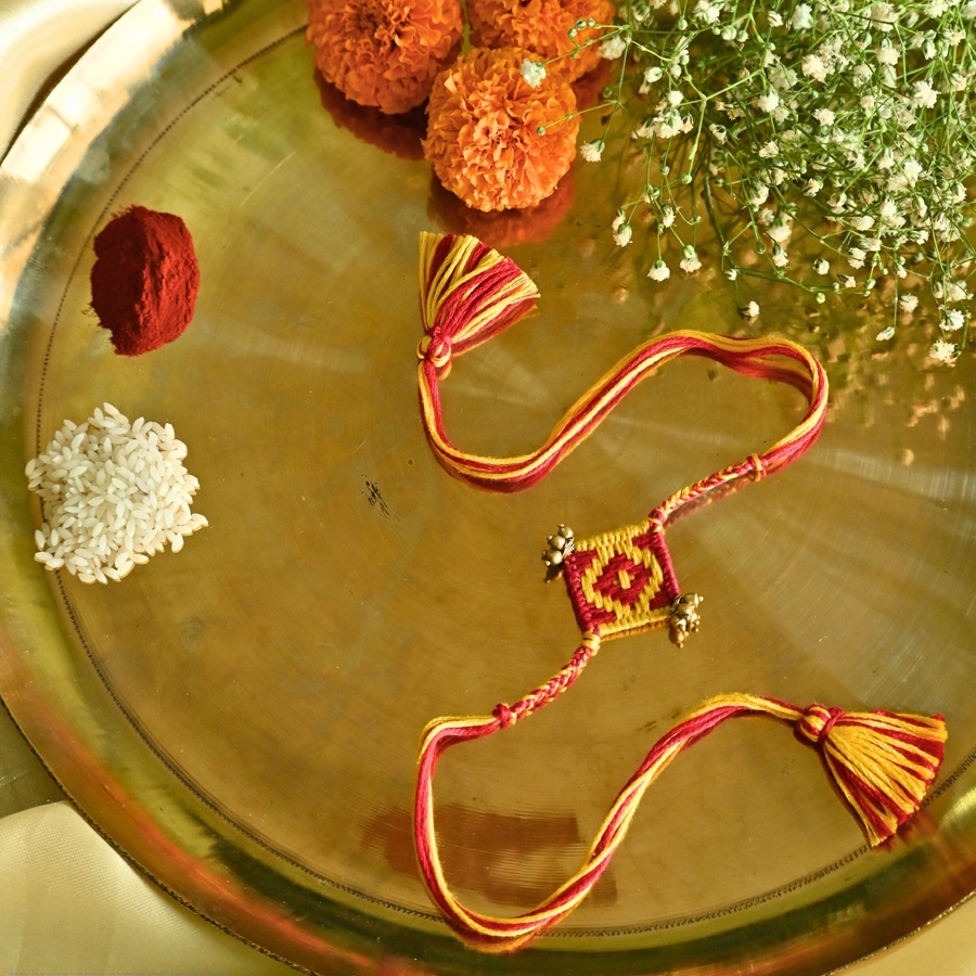 shop dhokra Handmade Rakhi