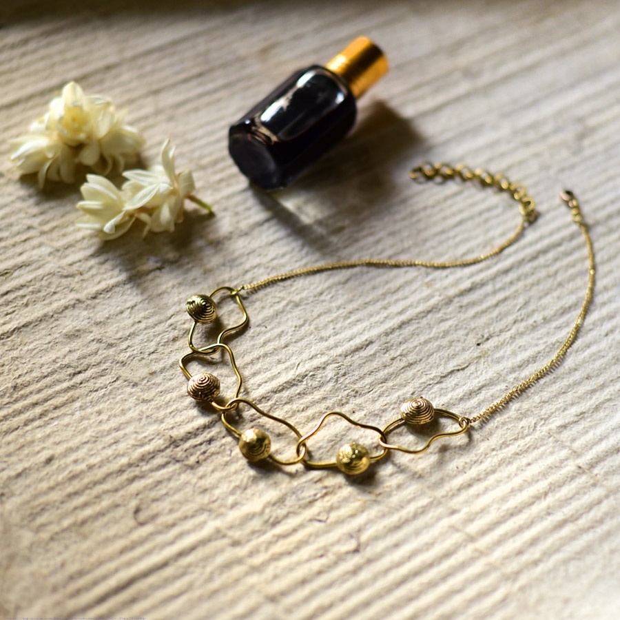 shop Handmade Dhokra ~ Brass Necklace 
