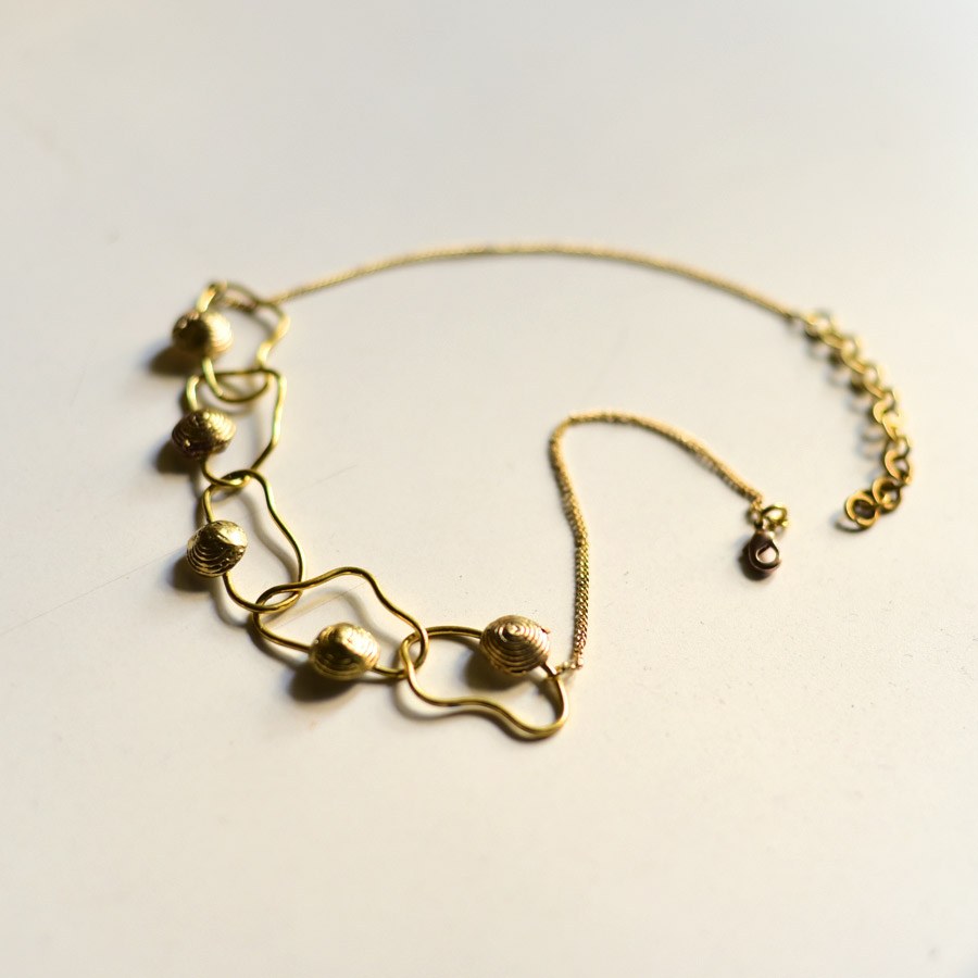 shop Handmade Dhokra ~ Brass Necklace 