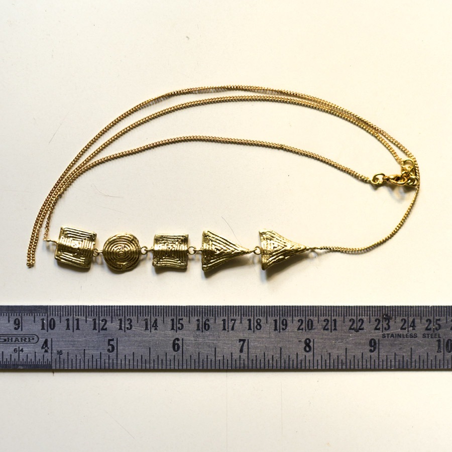 shop Handmade Dhokra ~ Brass Necklace 