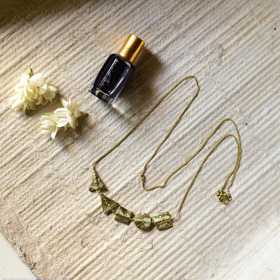 shop Handmade Dhokra ~ Brass Necklace 