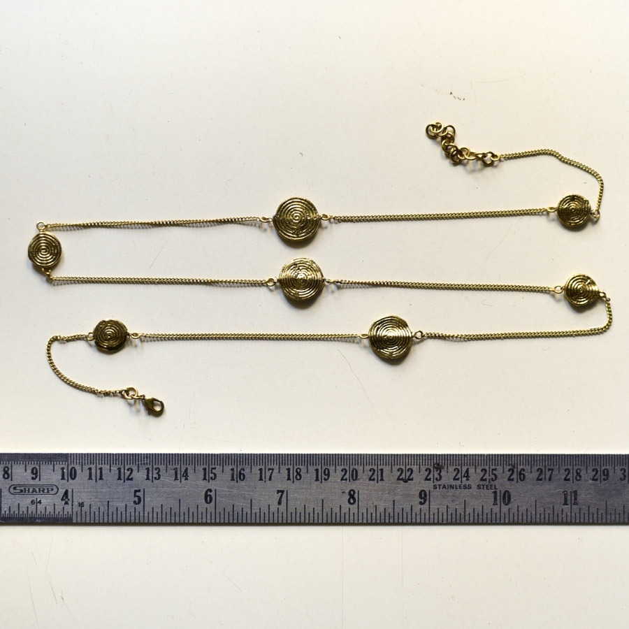 shop Handmade Dhokra ~ Brass Necklace 