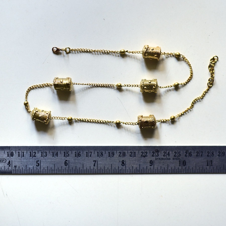shop Handmade Dhokra ~ Brass Necklace 