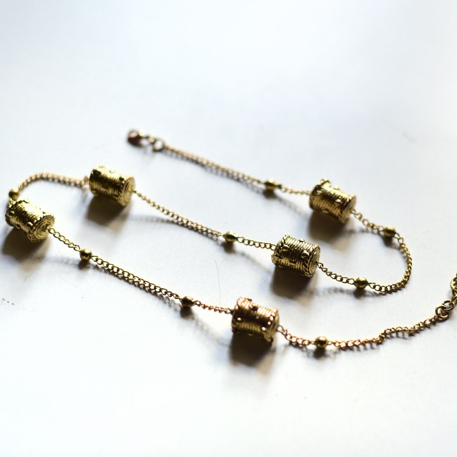 shop Handmade Dhokra ~ Brass Necklace 
