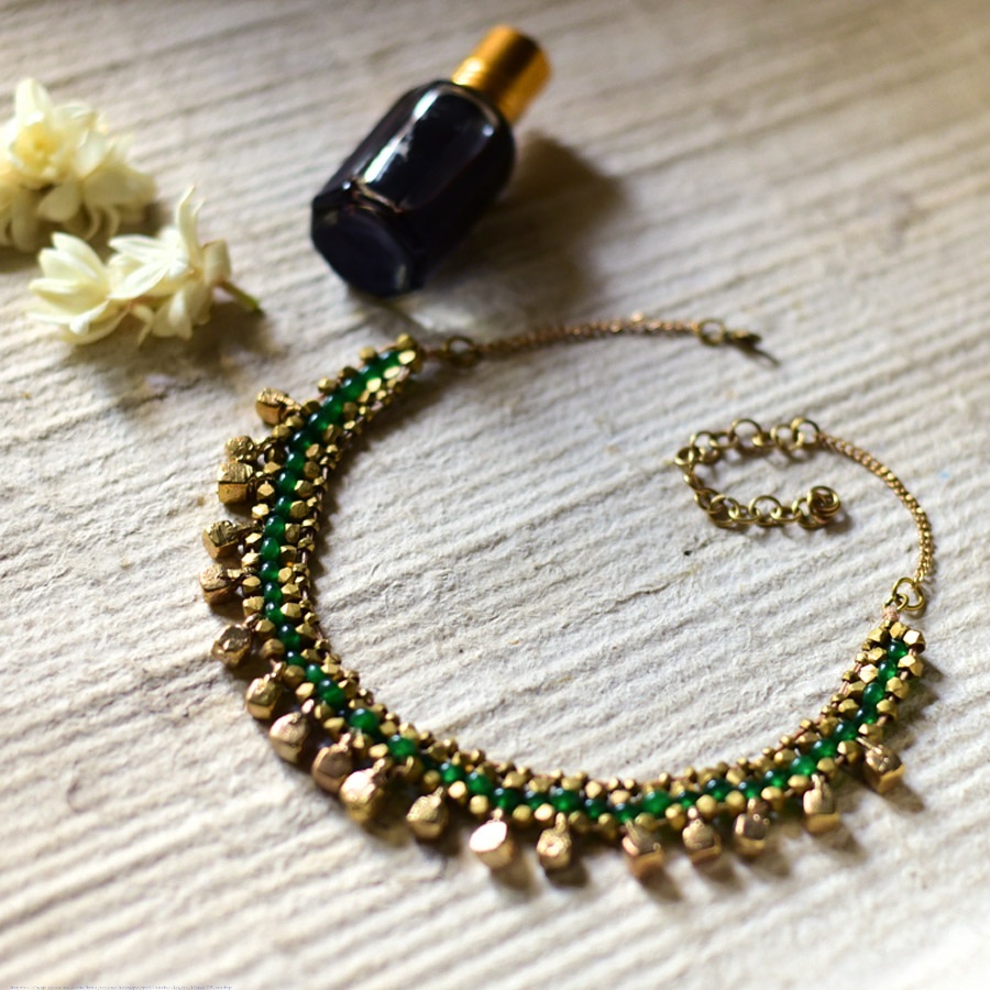 shop Handmade Dhokra ~ Brass Necklace 