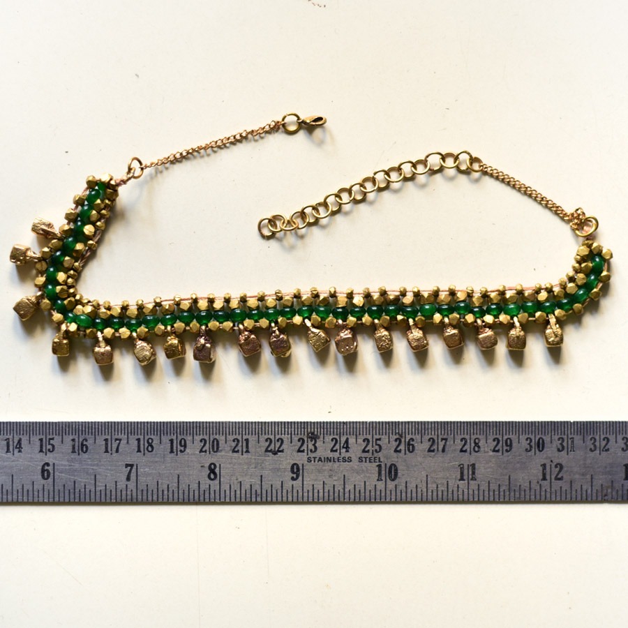 shop Handmade Dhokra ~ Brass Necklace 