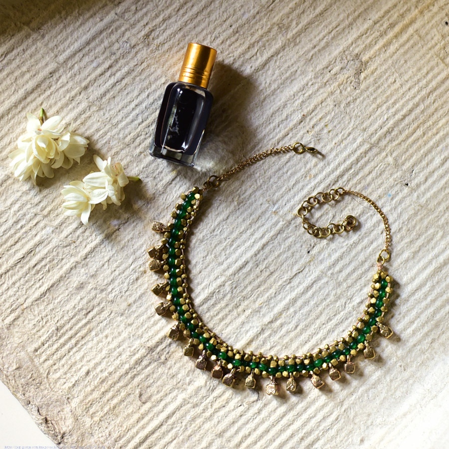 shop Handmade Dhokra ~ Brass Necklace 