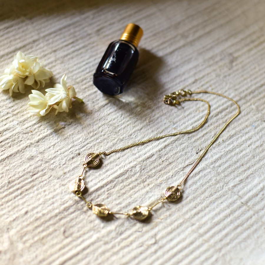 shop Handmade Dhokra ~ Brass Necklace 