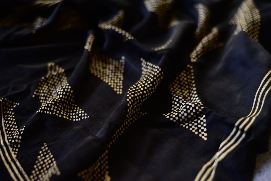 Shruti ❋ Ajrakh Modal Silk Stole ❋ C