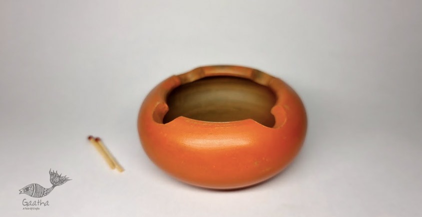 Terracotta Handmade Kitchenware- Ash Tray Round