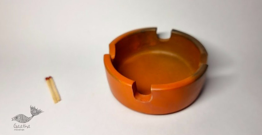 Terracotta Handmade Kitchenware- Ash Tray Symmetrical