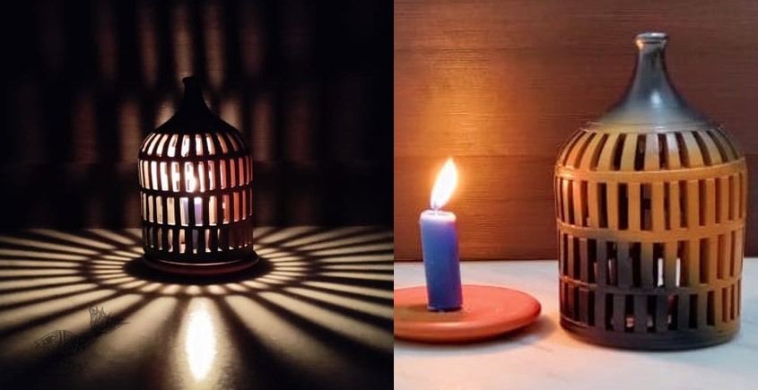 Terracotta Handmade Kitchenware- Tea Light Symmetrical