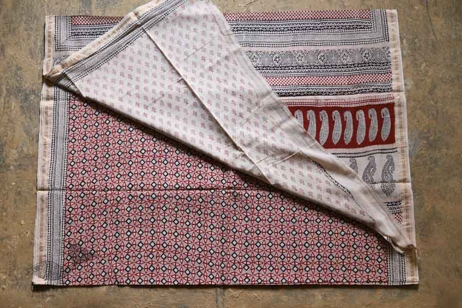 Chinmayi * Bagh Printed . Maheshwari Saree * 7