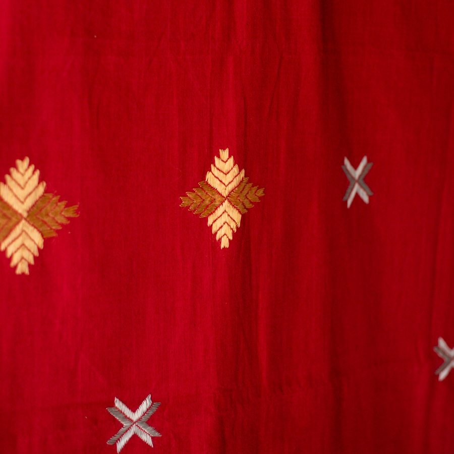 Shop Hand Embroidered Phulkari cotton Dupatta