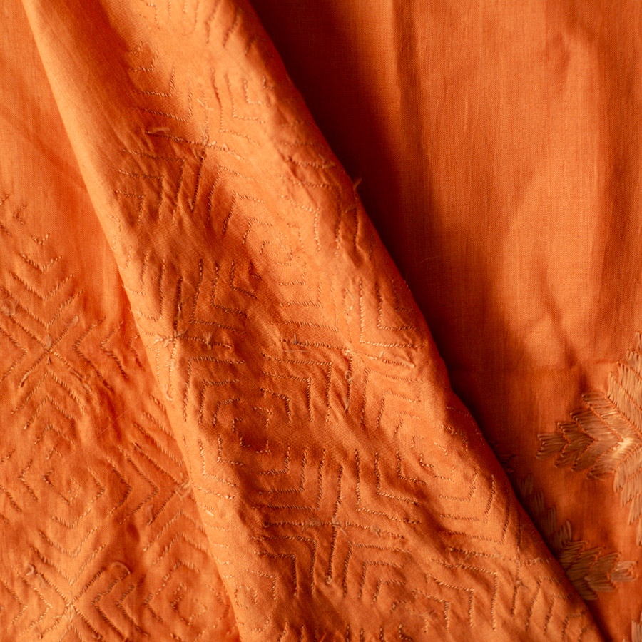 Shop Hand Embroidered Phulkari Silk Stole