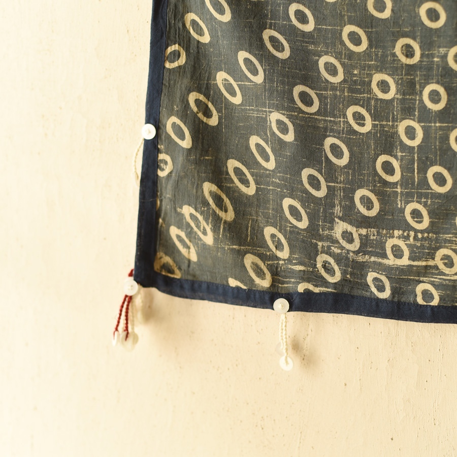 Online Block Printed Pure Cotton Ring Scarf