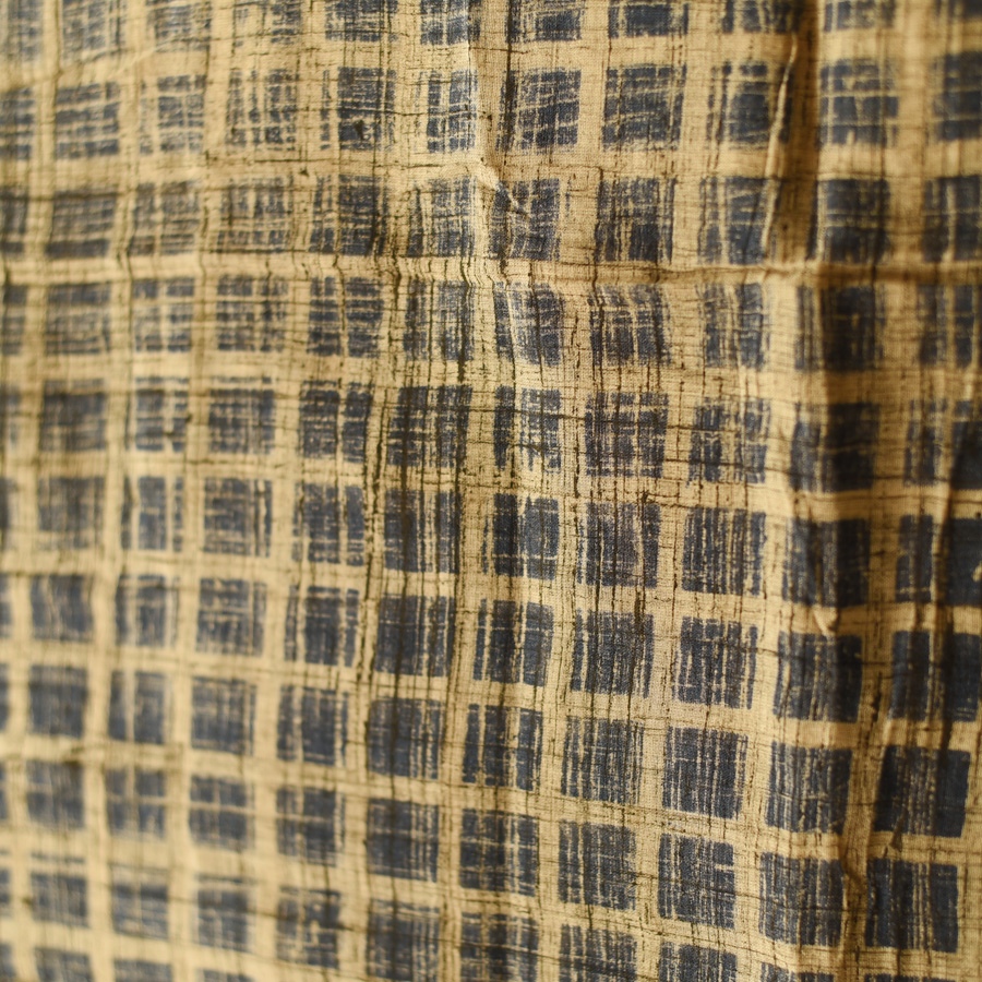 Online Block Printed Pure Cotton Big Checks Scarf