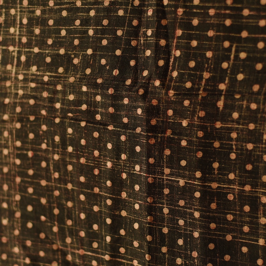 Online Block Printed Pure Cotton Doted Scarf