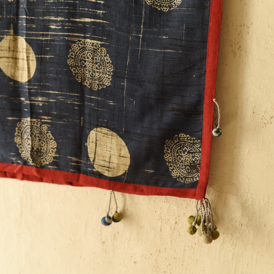 Online Block Printed Pure Cotton Scarf