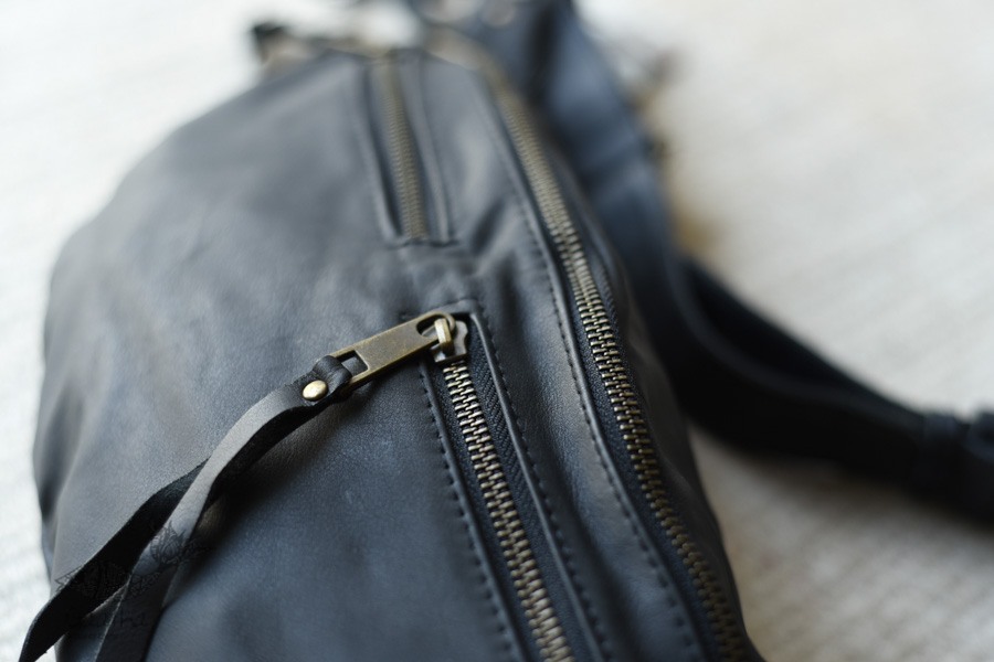 shop Leather Black Waist Bag
