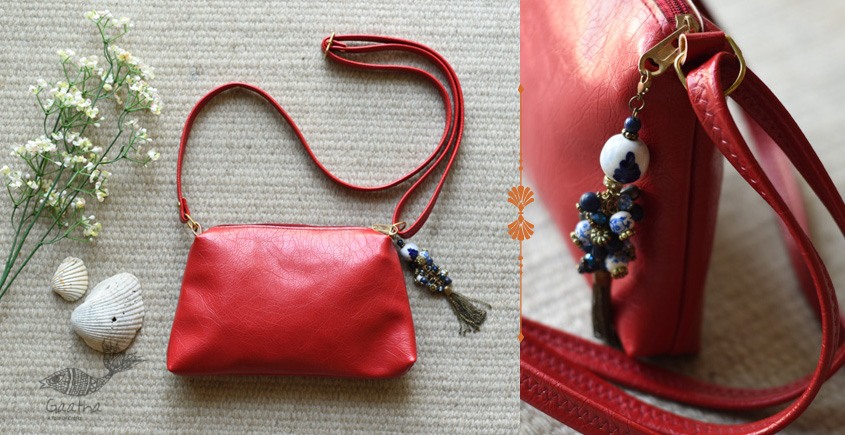 shop Leather Red Sling Bag