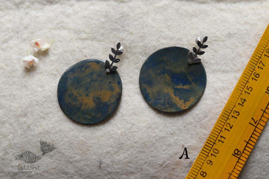 Mohini ✻ Ceramic Designer Jewelry ✻ Earring - 15