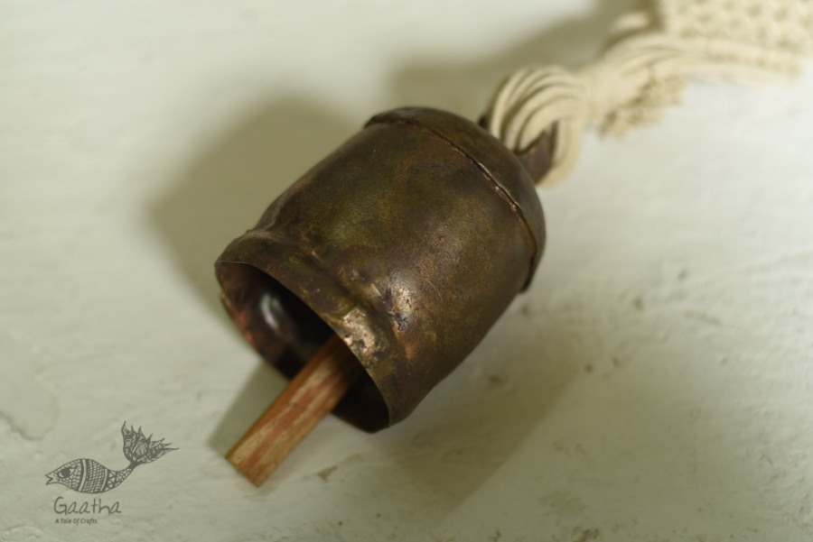 Classic-Wide Hand-Knotted Wind Chime with Metal Bell