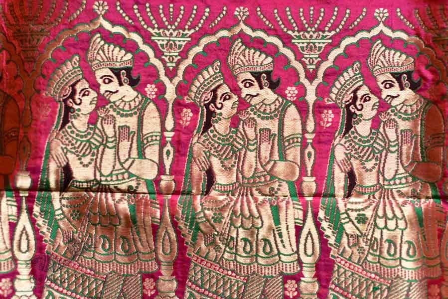 Ashaavali | अशावली ⁂ Gujarati Brocade ⁂ Silk Saree ⁂ 19