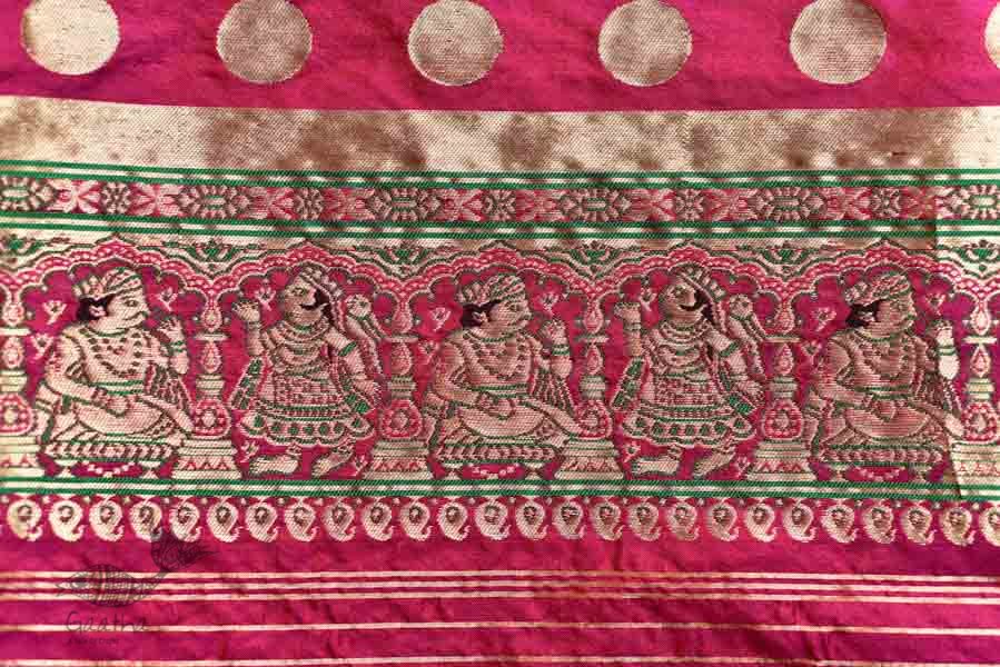 Ashaavali | अशावली ⁂ Gujarati Brocade ⁂ Silk Saree ⁂ 19