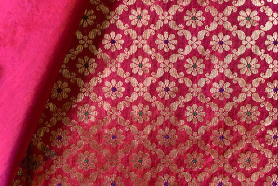 Ashaavali | अशावली ⁂ Gujarati Brocade ⁂ Silk Saree ⁂ 19